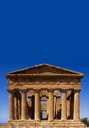 Il tempio della Concordia. Agrigento, Sicili